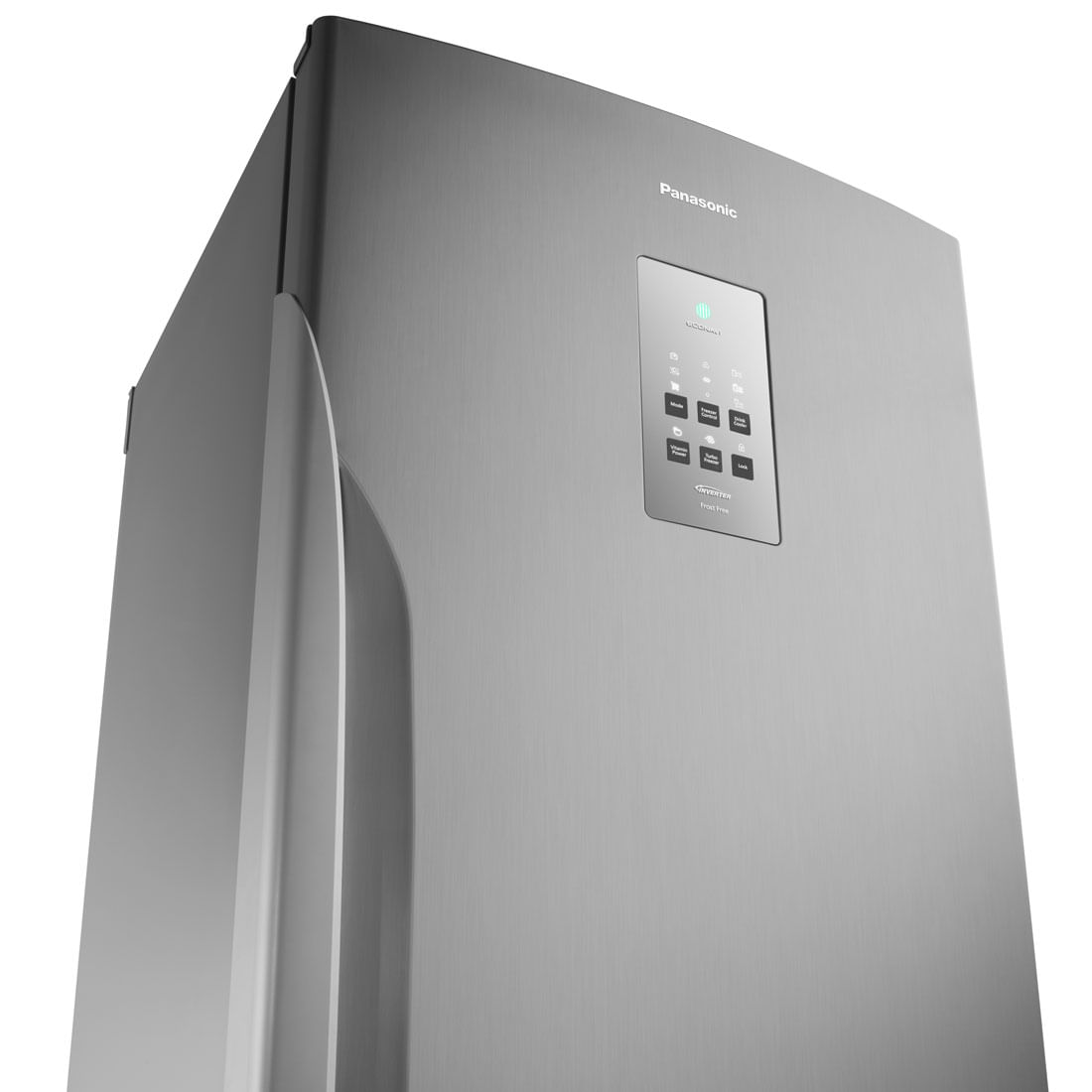 Geladeira-Panasonic-NR-BB53PV3XA-Bottom-Freezer-Frost-Free-425-Litros-Aco-Escovado