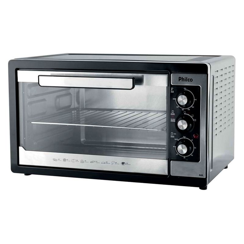 Forno-Eletrico-de-Mesa-Philco-46-Litros-com-timer-ate-90-minutos-Preto