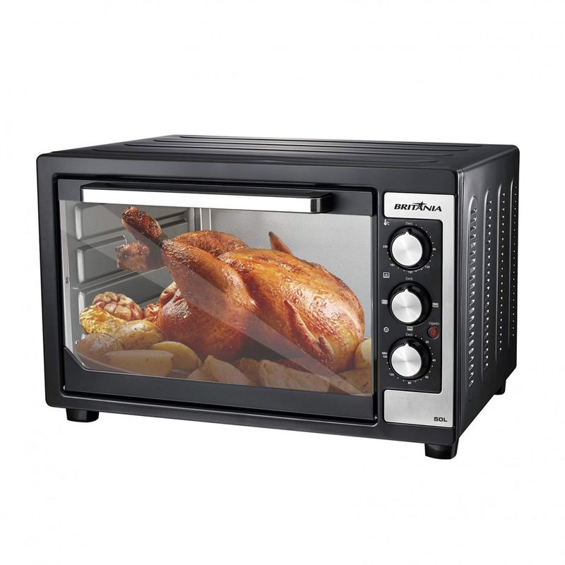 Forno-Eletrico-de-Mesa-Britania-50L-com-timer-de-120-minutos---Preto