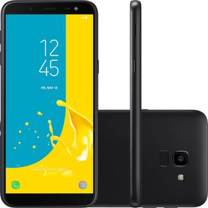 Smartphone Samsung Galaxy J6 TV, 32GB, tela 5,6", Octa-core 1.6GHz, 4G, Câmera 13MP
