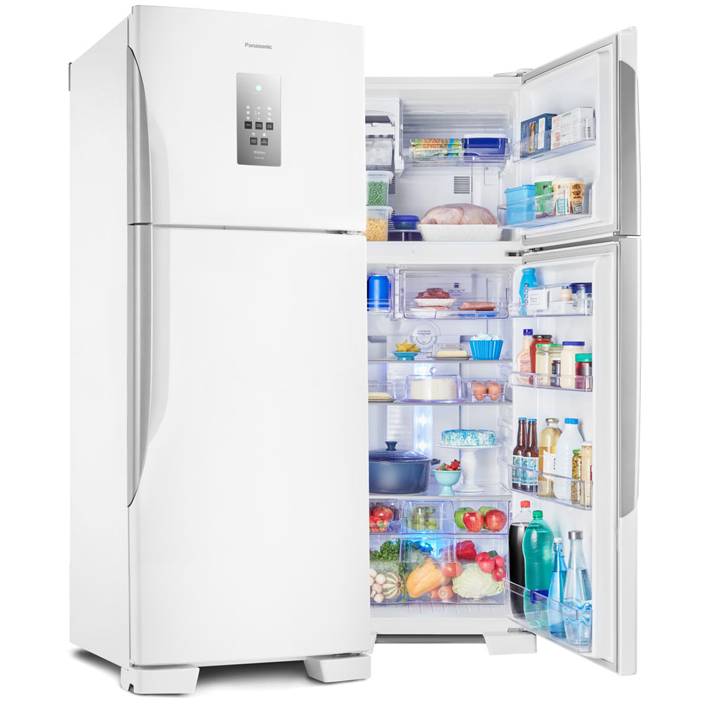 Geladeira Panasonic A+++ Duplex NR-BT55PV2WA 483 Litros, Inverter