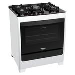 Fogao-Dako-5-Bocas-Supreme-Glass-Branco-com-mesa-de-vidro