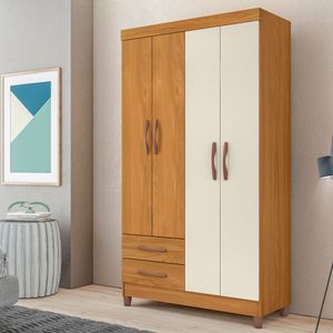 Guarda Roupa Albatroz Ambar 4 portas e 2 gavetas