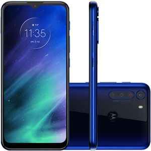Smartphone Motorola One Fusion XT2073 Tela 6.5" Dual Chip Android 128GB Wi-Fi Câmera 48MP+8MP - Azul Safira
