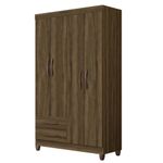 Guarda-Roupas-Albatroz-Ambar-4-portas-e-2-gavetas---Cedro