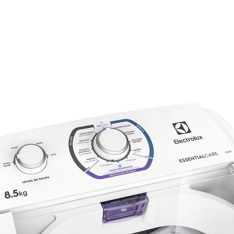 Lavadora-Automatica-Electrolux-Essencial-Care-LES09-85KG