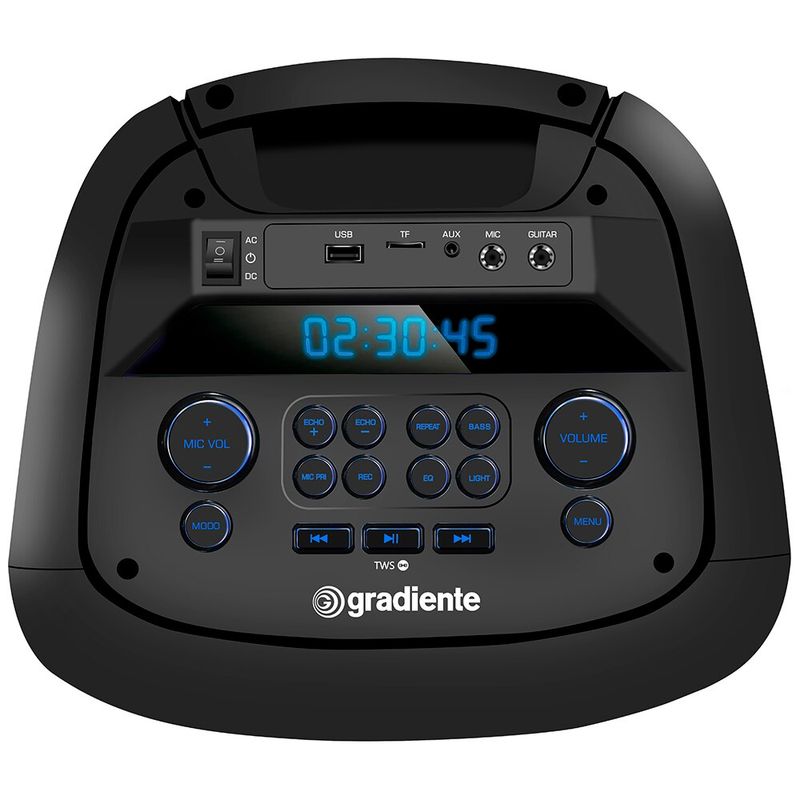 Caixa-Amplificada-Gradiente-GCA203-Extreme-Colors-Drum-Bass-Bluetooth-Radio-FM-USB-4