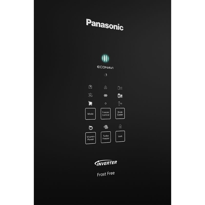 Geladeira-Panasonic-NR-BB53GV3B-Bottom-Freezer-Frost-Free-425-Litros-Black-Glass-