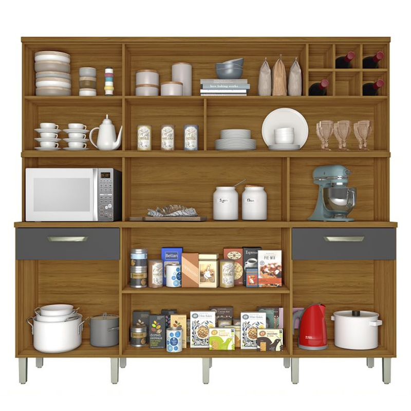 Cozinha-Nesher-Master-7-Portas-2-Gavetas-e-Adega-freijo-com-grafite-2