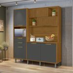 Armario-de-Cozinha-Nesher-Loft-Imperatriz-com-Nicho-para-Microondas-2-Gavetas-e-6-Portas--