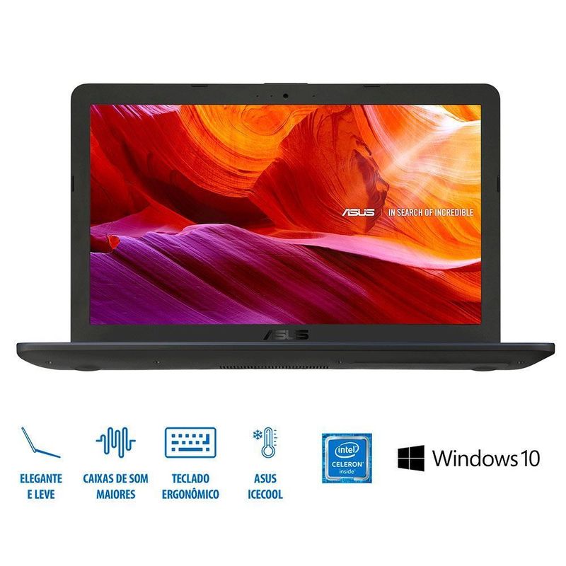 Notebook-Asus-VivoBook-Tela-de-156-Intel-Celeron-Dual-Core-4GB-500GB-Windows-10-2