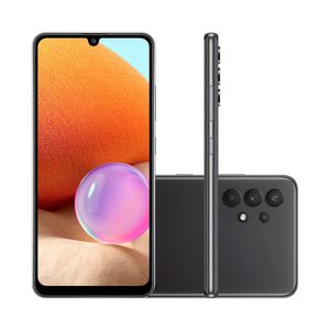 Smartphone Samsung Galaxy A32 Tela Infinita 6.4" 128GB, 4GB RAM, Câmera Traseira Quádrupla, Octa-Core