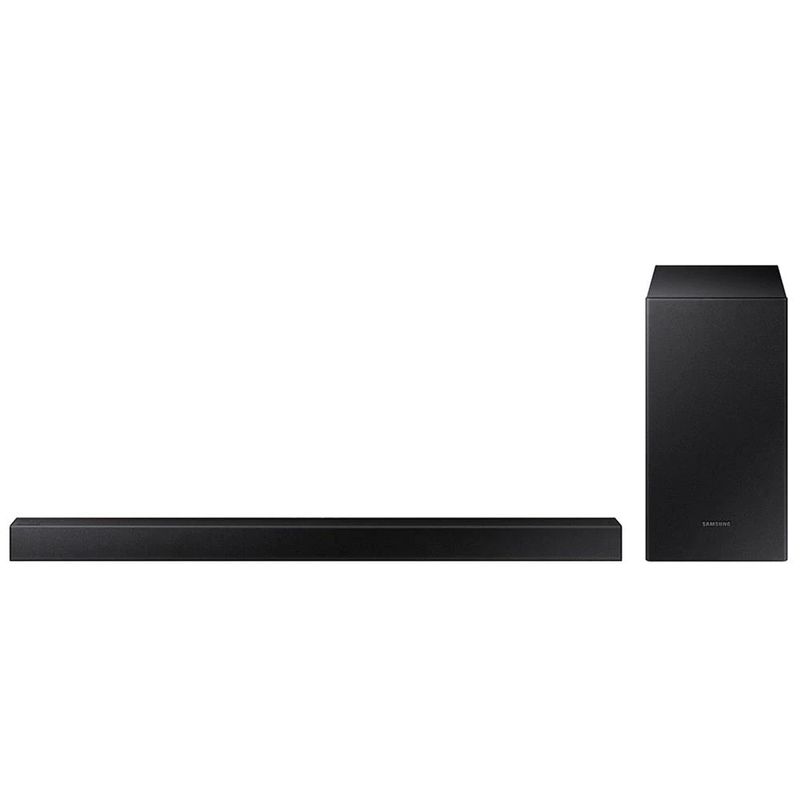 Soundbar-Samsung-HW-T450-com-2.1-canais-potencia-de-200W-Bluetooth-e-Subwoofer-sem-fio-