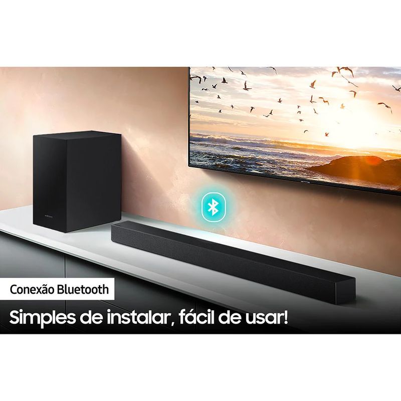 Soundbar-Samsung-HW-T450-com-2.1-canais-potencia-de-200W-Bluetooth-e-Subwoofer-sem-fio-8