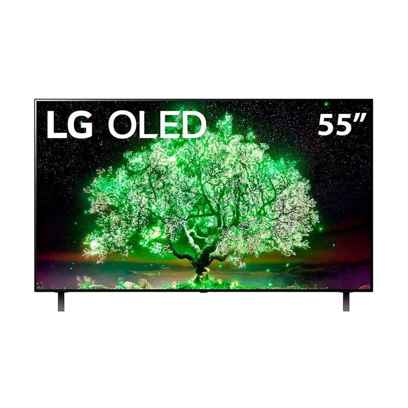 Smart-TV-LG-55---4K-OLED55A1-Dolby-Vision-IQ-Dolby-Atmos-Inteligencia-Artificial-ThinQ-AI-Google-Alexa