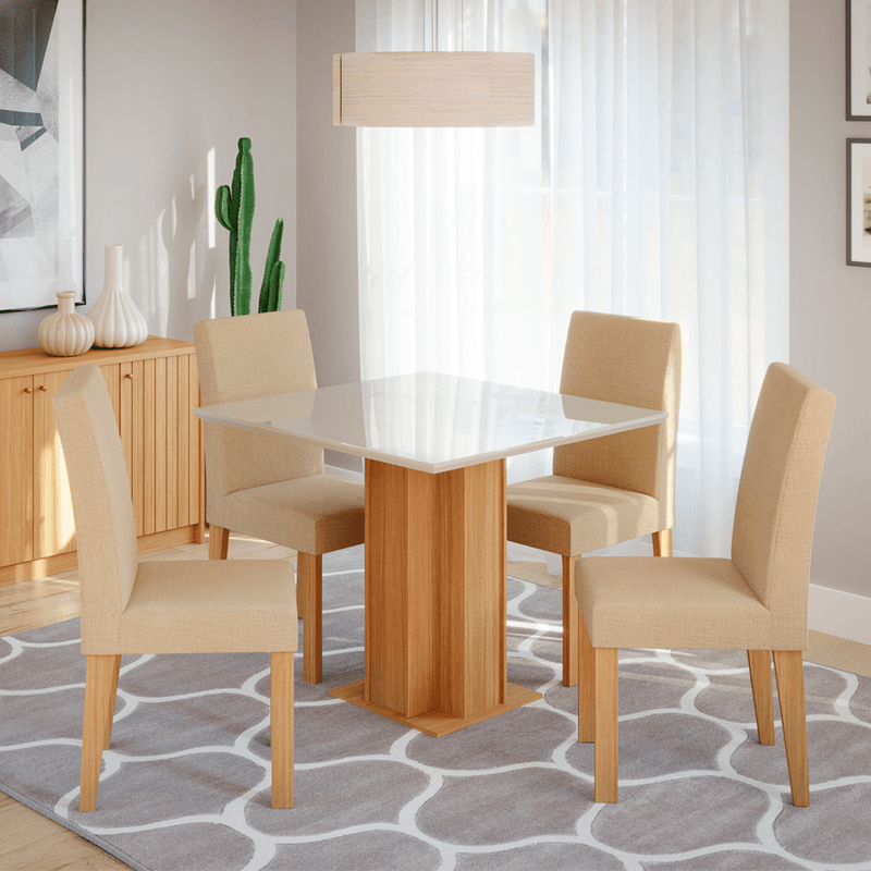 Mesa-de-Jantar-Cimol-Sophia-95-x-95-cm-e-04-Cadeiras-Maia