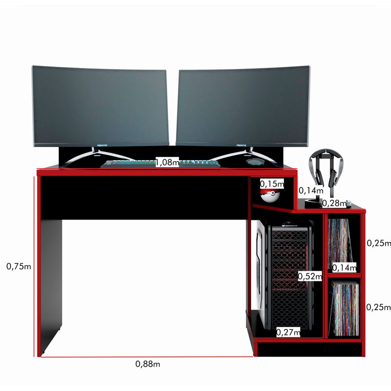 Mesa-Gamer-Albatroz-Play-com-2-Nichos