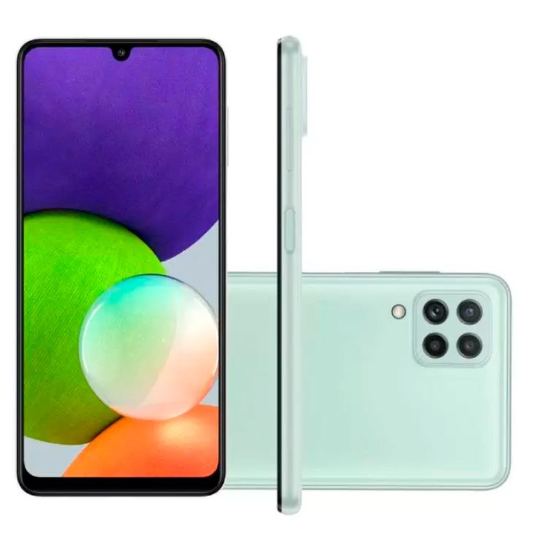 Smartphone-Samsung-Galaxy-A22-Tela-64---128GB-4GB-RAM-Camera-Quadrupla-e-Android-11