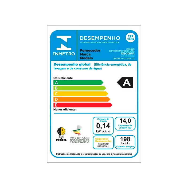 Lavadora-Semiautomatica-Suggar-14kg-Lavamax-LE1401BR-com-6-programas-de-lavagem-e-Lava-Edredom-de-Casal