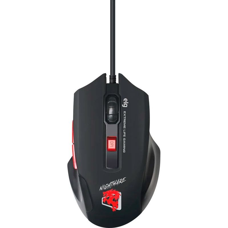 Mouse-Gamer-ELG-Nightmare-MGNM-4ms-4000-DPI-com-6-Botoes-e-Sensor-Optico