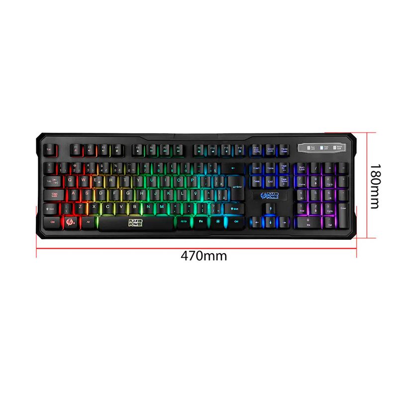Teclado-Gamer-ELG-Flakes-Power-Battle-Membrana-Tripla-107-Teclas-Retroiluminadas