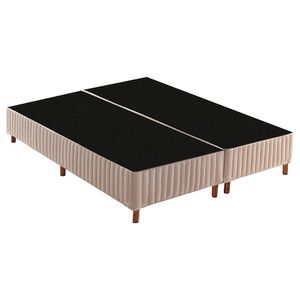 Base Box Casal Queen Bipartido Sommier Paropas 158x198x42cm