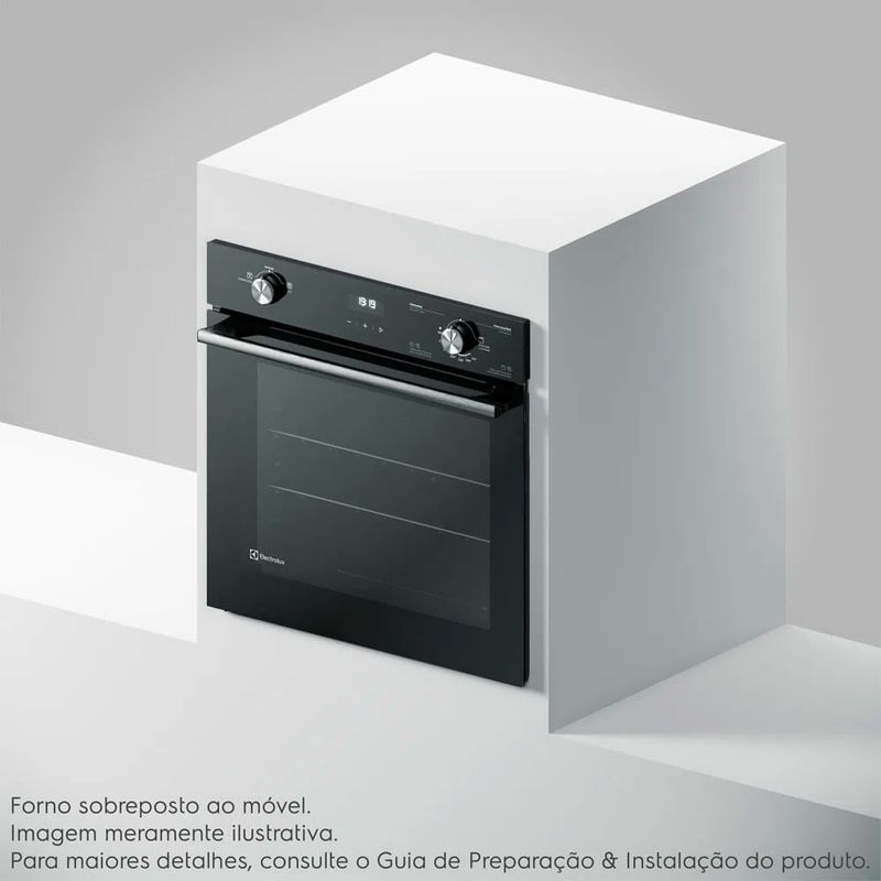 Forno-de-Embutir-a-Gas-Electrolux-80L-Efficient-com-PerfectCook360