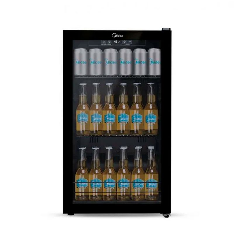 Cervejeira-Midea-BCA10P-Flex-96L-Porta-com-Vidro-Triplo-Frost-Free
