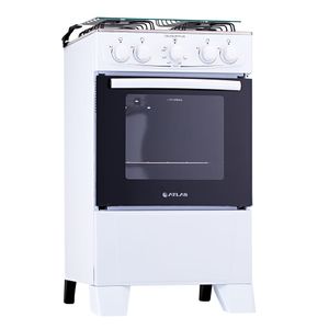 Fogão Atlas Coliseum Plus 4 bocas com Forno de 50L Acendimento Manual