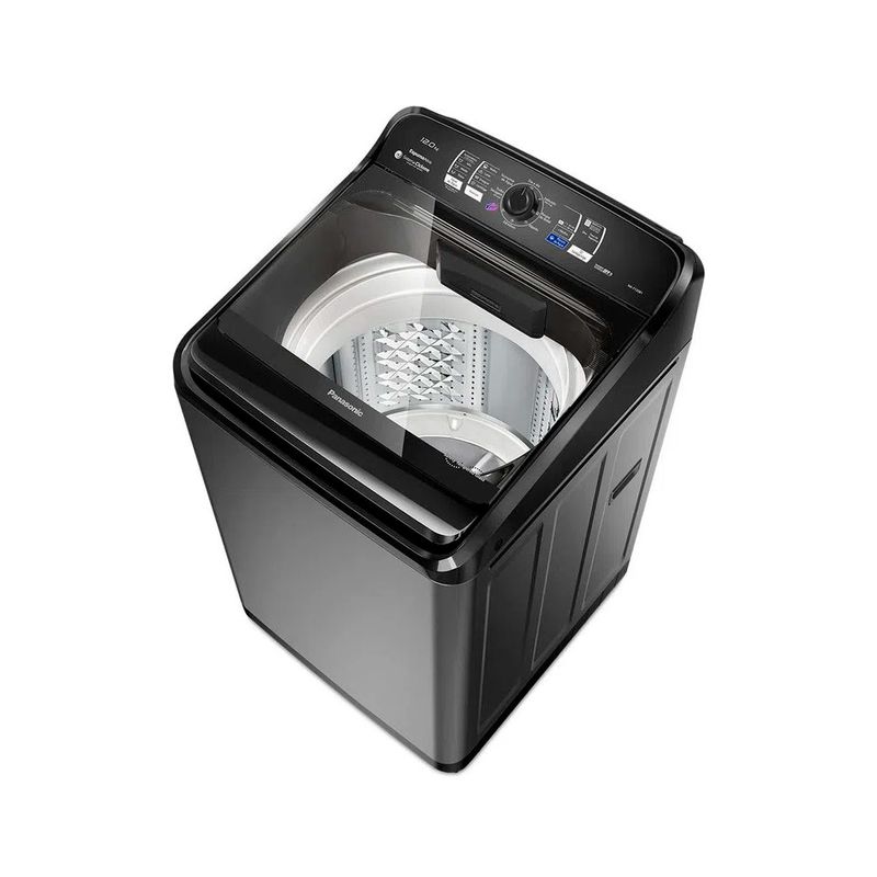 Lavadora-de-Roupas-Panasonic-NA-F120B1TA-12kg-Titanio-com-09-Programas-de-Lavagem