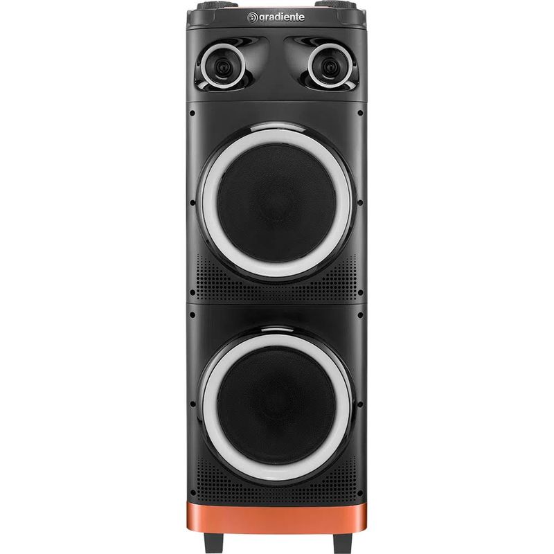 Caixa-de-Som-Amplificada-Gradiente-GCA112-Strong-Beat-Cobre-1500W-com-Bluetooth-Radio-FM-Entrada-para-Microfone-e-Guitarra
