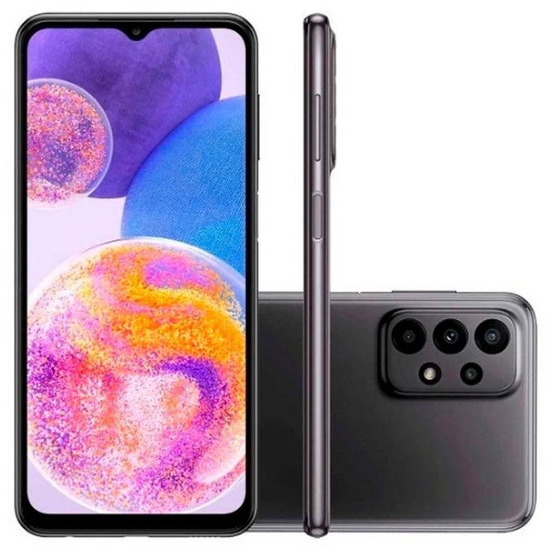 Smartphone-Samsung-Galaxy-A23-Tela-de-6.6-128GB-4GB-RAM-Bateria-5000mAh-NFC-Samsung-Pay-e-Estabilizador-Optico