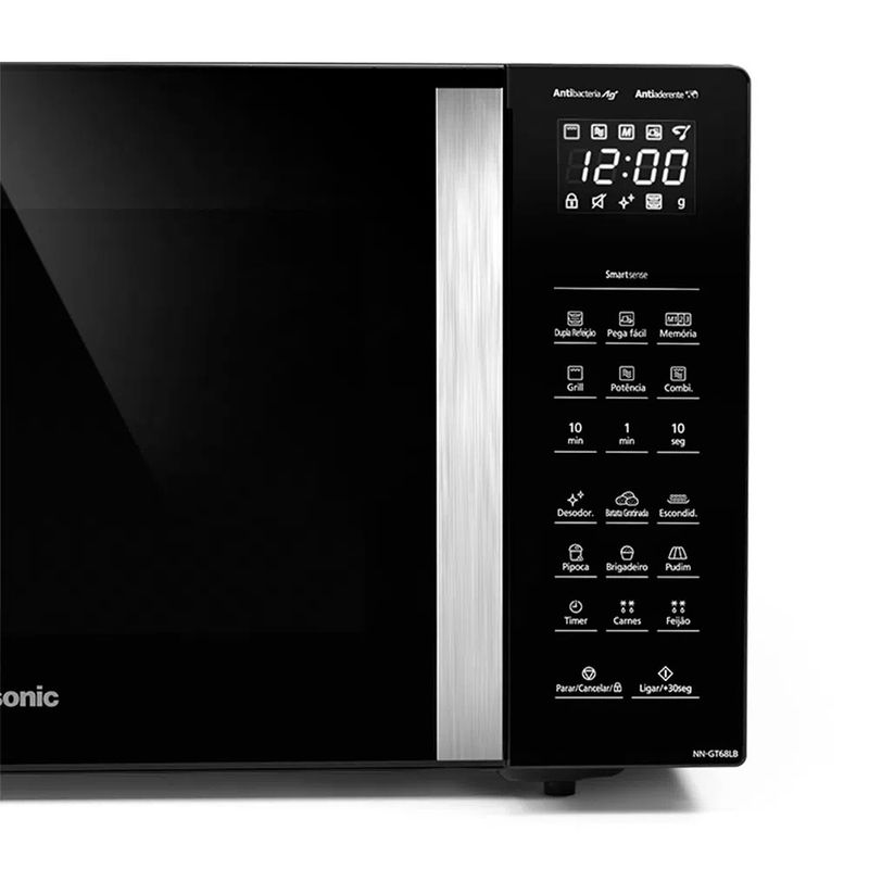 Microondas-NN-GT68LBRU-Panasonic-30l-900W-Preto-Dupla-Refeicao-Desodorizador