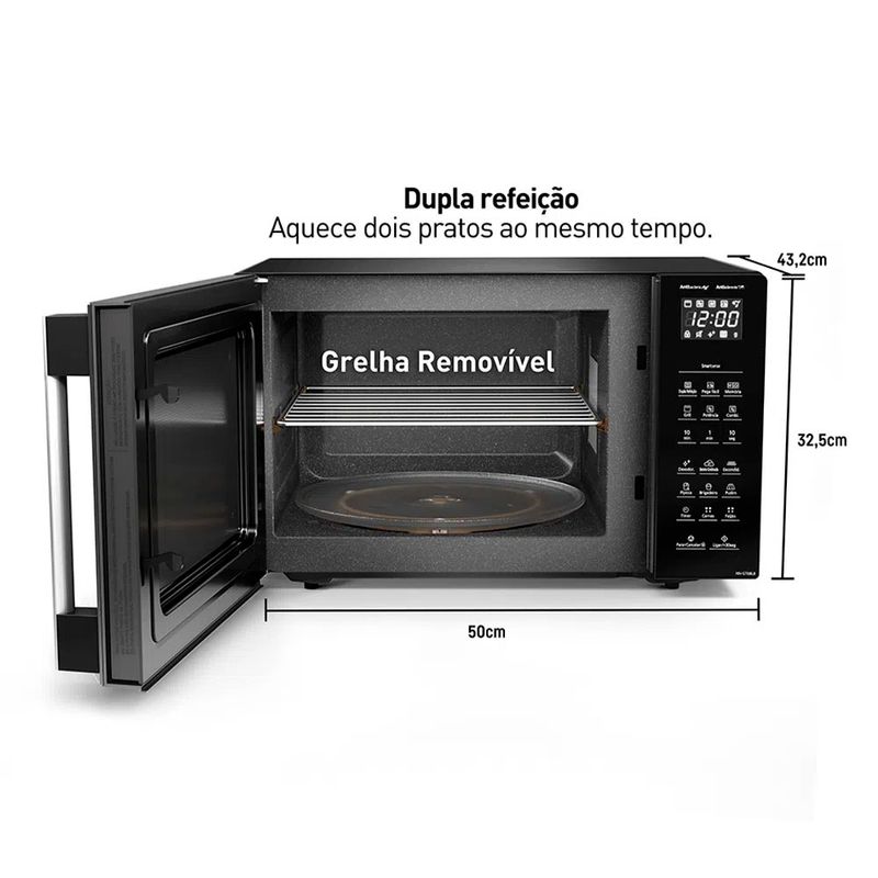 Microondas-NN-GT68LBRU-Panasonic-30l-900W-Preto-Dupla-Refeicao-Desodorizador