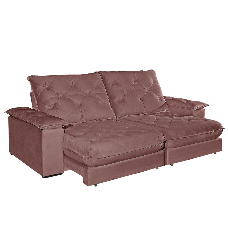 Sofá Braga Bom Pastor de 2,50m Retrátil e Reclinável