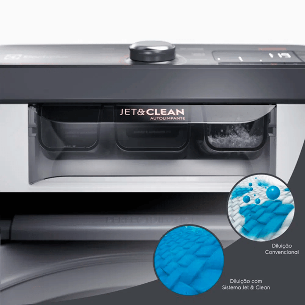Lavadora-de-Roupas-14kg-Electrolux-LEC-14-Premium-Care-com-Cesto-Inox-Jet-clean-e-Time-Control