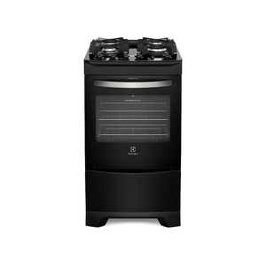 Fogão 4 Bocas Electrolux 52LPV Automático com Mesa de Vidro e Porta Full Glass