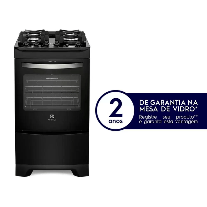 Fogao-4-Bocas-Electrolux-52LPV-Automatico-com-Mesa-de-Vidro-e-Porta-Full-Glass