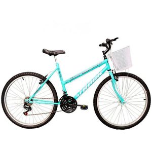 Bicicleta Track Bikes Serena Aro 26 com Freio V-Brake 21 marchas Anis