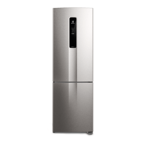 Geladeira Electrolux Frost Free 400L Inverse com AutoSense cor Inox Look DB44S