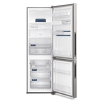 Geladeira-Electrolux-Inverse-Efficient-com-AutoSense-400L-INOX-DB44S-aberta-vazia