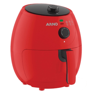 Fritadeira Elétrica Arno Vermelha Air Fryer 3,2L Easy Fry