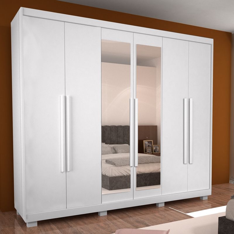 Guarda-Roupa-Casal-6-portas-2-espelhos-Amarok-Bom-Pastor