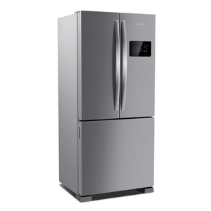 Geladeira Frost Free French Door Inverter A +++ 3 portas Brastemp-SC 554L Turbo freezer BRO85AKANA