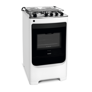 Fogão Consul 4 Bocas Branco com Acendimento Automático Design Frente Única CFO4NAB Bivolt