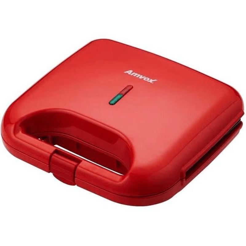 Sanduicheira-e-Grill-Antiaderente-AMVOX-AMS370-Red