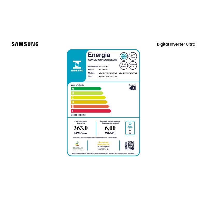 Controle Remoto Ar-Condicionado Samsung Ultra inverter