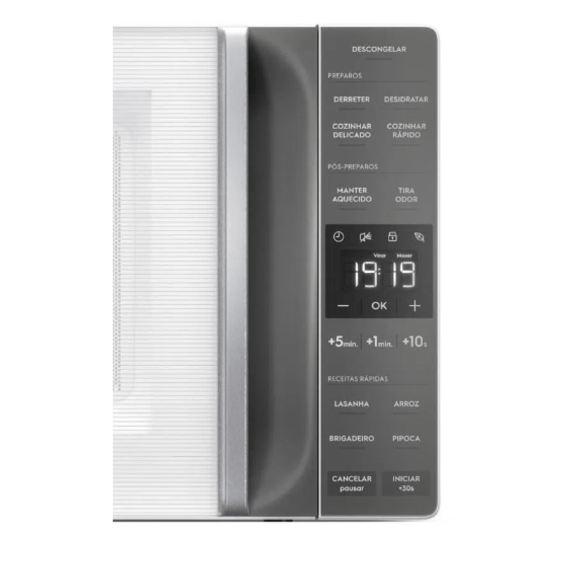 Micro-ondas Electrolux 23L Branco Efficient com Descongelamento Assistido  (ME23B