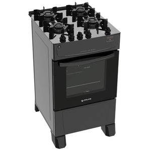 Fogão Mônaco Atlas Top Glass 4 bocas com mesa de vidro e Acendimento Automático