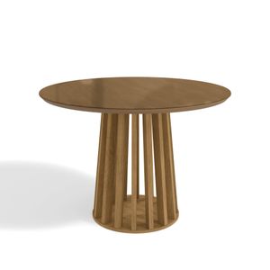 Mesa de Jantar Luxo 4 Lugares 100x100 cm Kappesberg FRV9 Freijó